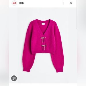❤️ H&M Pink Rhinestone Sparkle Sweater HM